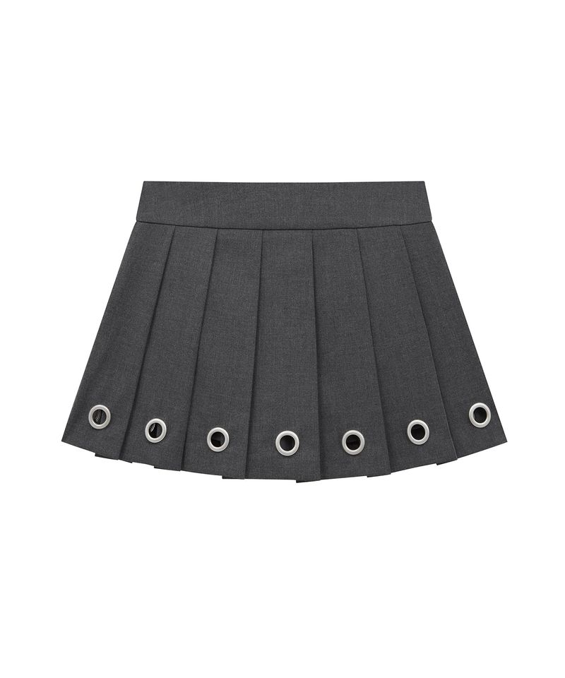eyelet skirt (grey)