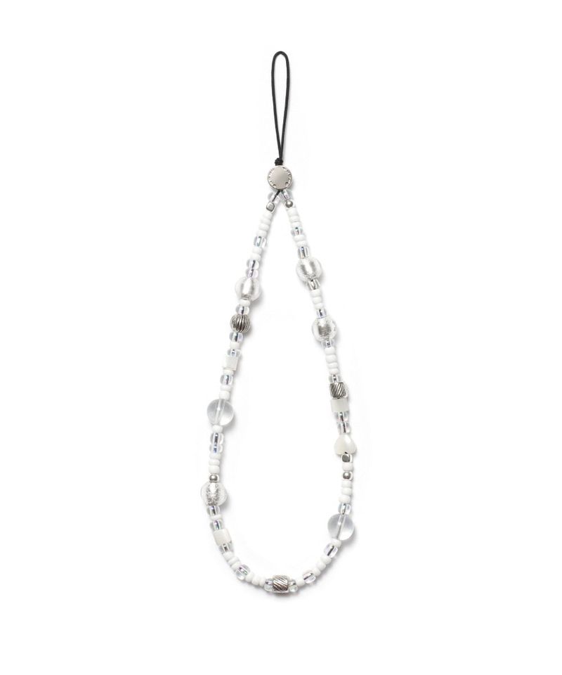 PHONO PHONO（フォノフォノ）の「WHITE BALL PHONE STRAP（Fashion Accessories）」