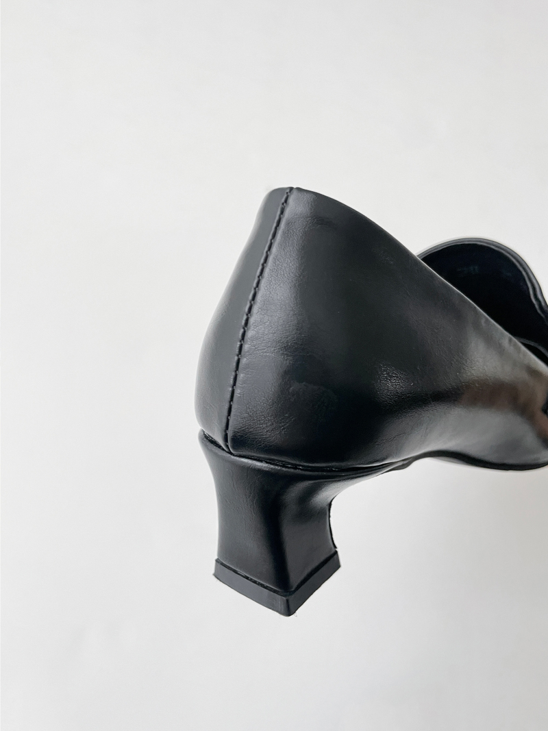 loafer middle heel