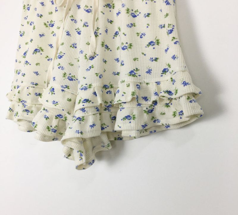 Floral Frill Shorts (2color)