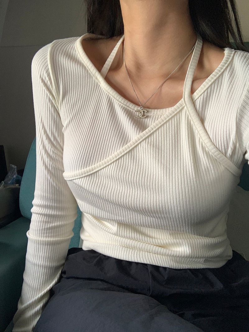 [MADE] Pem Golgi Layered Wrap Tee