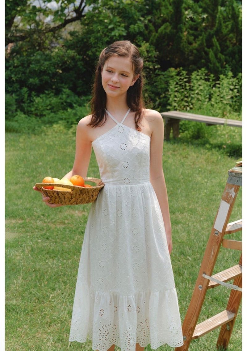 Camellia Dress White