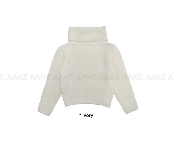 (WOOL) BOUCLE OFF-SHOULDER KNIT