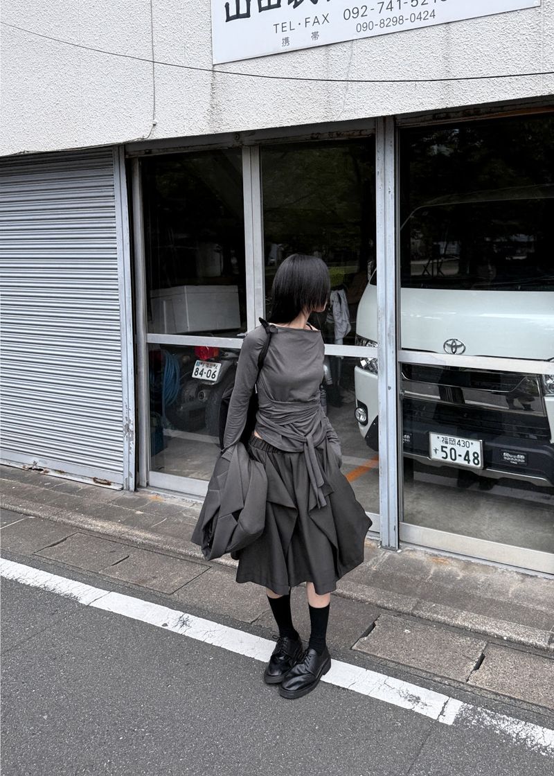 WOOHWA(ウファ)の「 MULTI LAYER WRAP SKIRT(Skirts)」