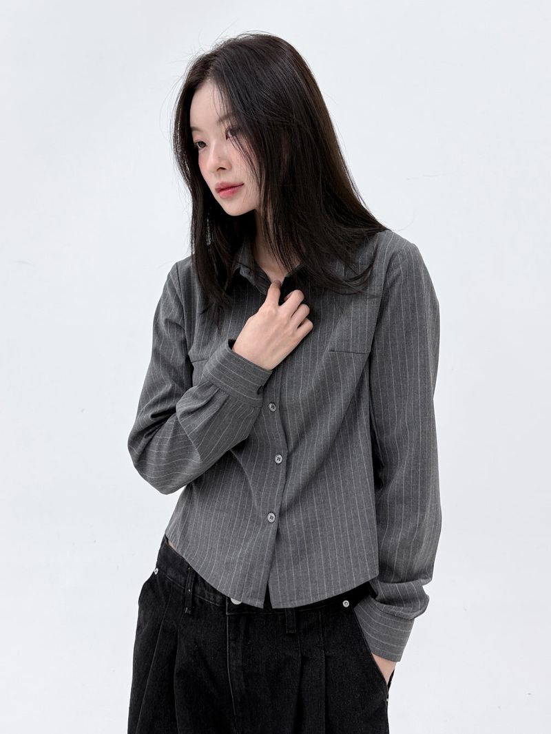  STRIPE BLEND SHIRT
