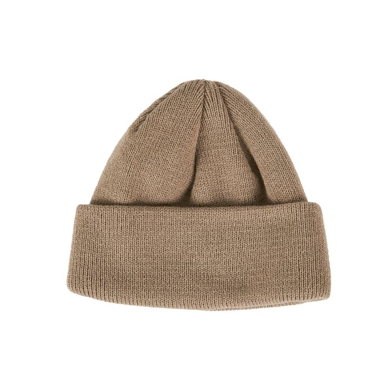 Monogram label beanie