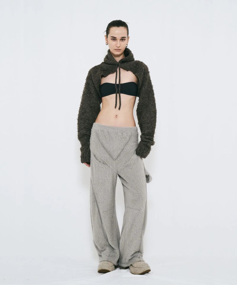 MUFFLER KNIT CARDIGAN