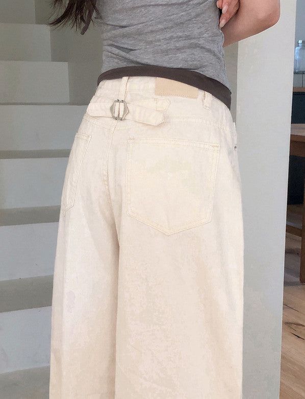 SHOPPERLAND(ショッパーランド)の「Backpoint Herringbone Cotton100 Wide Pants (2color)(Pants)」