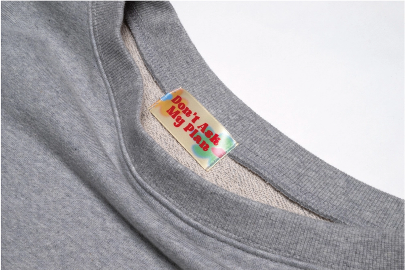 One-Shoulder Crop Sweatshirt-Grey