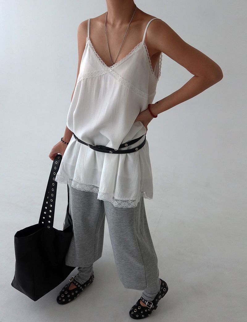 Warmer Layered Wide Jogging Pants