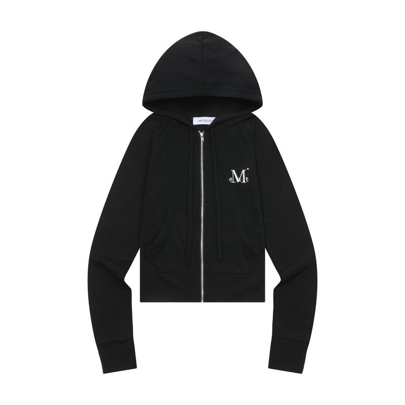 MUCENT（ムセント）の「LIGHT UP CROP HOOD ZIP-UP (4Color)（Tops）」