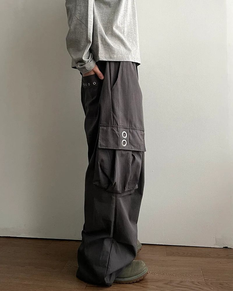 IDF（アイディーエフ）の「フープ アイレット カーゴ パンツ（パンツ）」