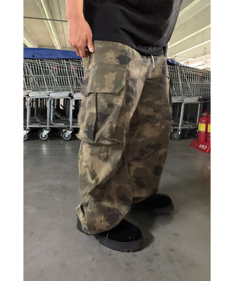 sobaq（ソバック）の「Camo Rip Nylon Cargo Pants（Pants）」