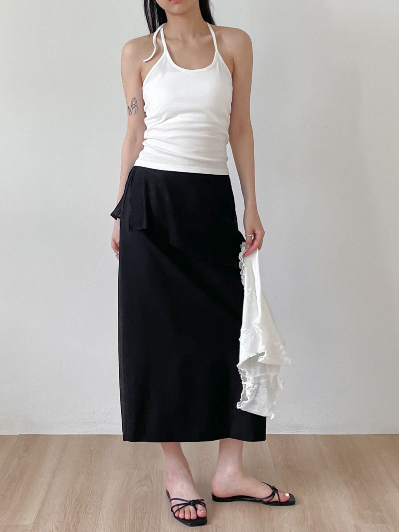Pound Layered Long Skirt