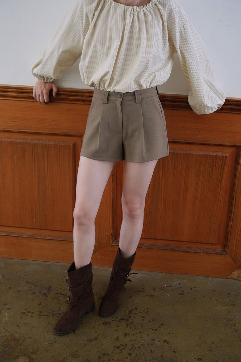 Bare stripe blouse_cream