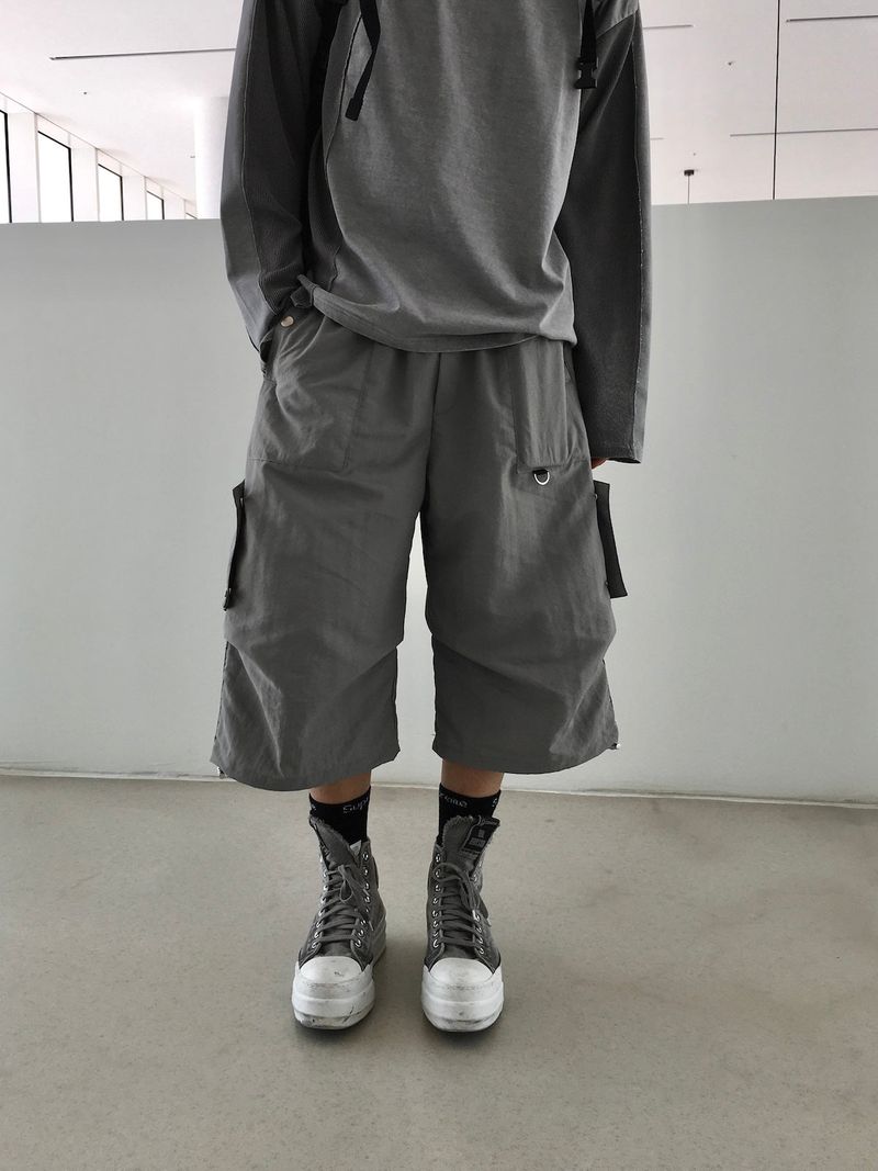 Pore Rivet 8-part Bermuda Pants 3C