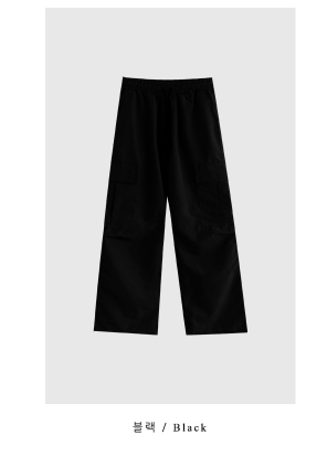 KEF Rustling Cargo Wide Elastic Pants / 6 colors