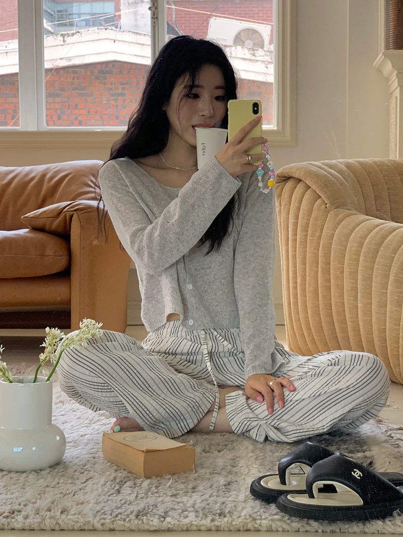 [MADE] REM SEERSUCKER PANTS