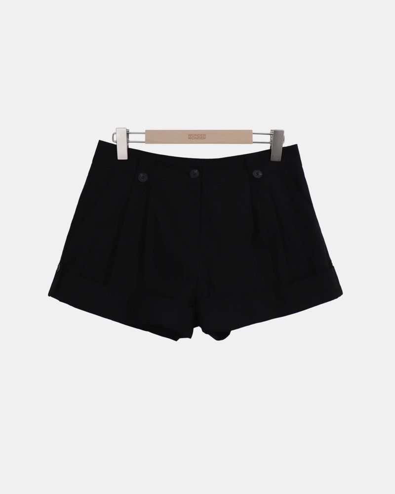 Ellen Button Roll-Up Shorts