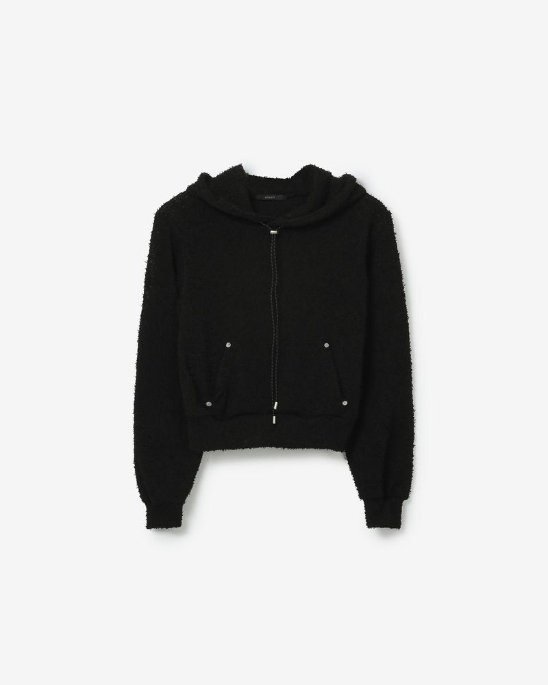 AIMOFF（アイムオフ）の「3M string rough mini hoody [ black ]（Tops）」