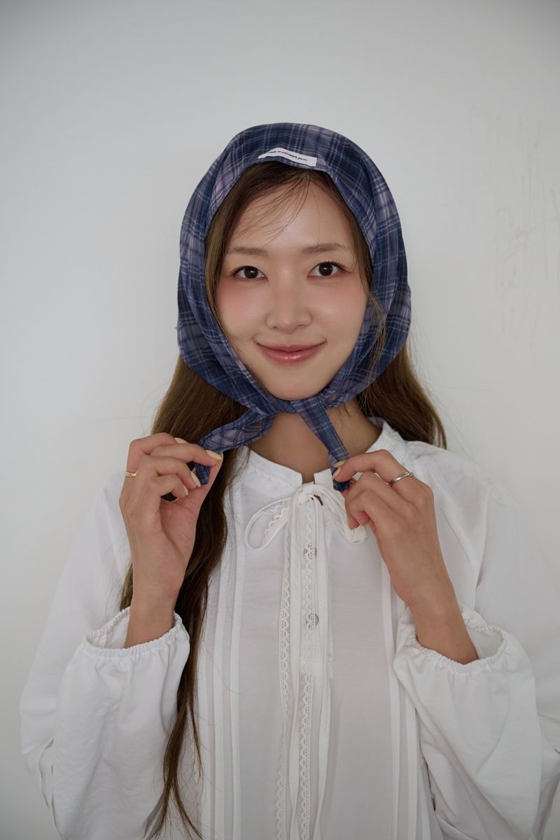 PINK PINEAPPLE（ピンクパイナップル）の「TOASTY CHECK KERCHIEF（Hair Accessories）」