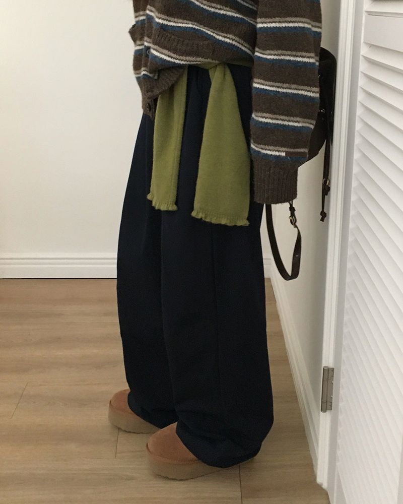 [ORIGINAL] ROSE Pintuck Cotton Pants