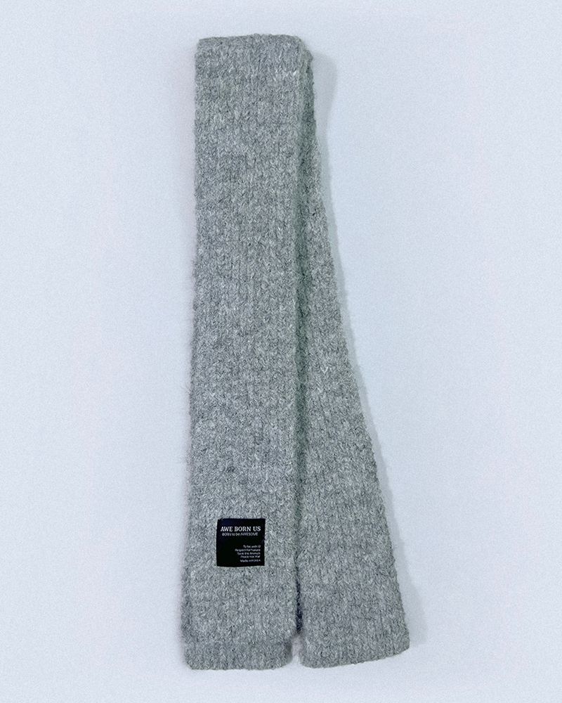 SLIM KNIT TIE MUFFLER [3colors]