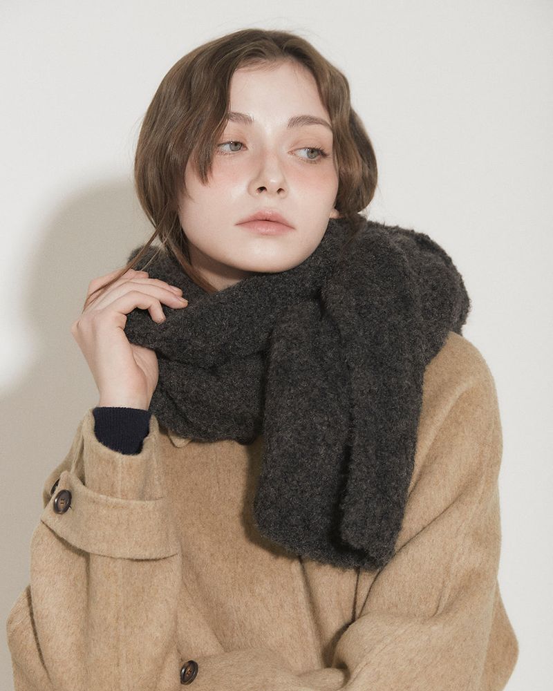 BOUCLE RIB MUFFLER [3colors]
