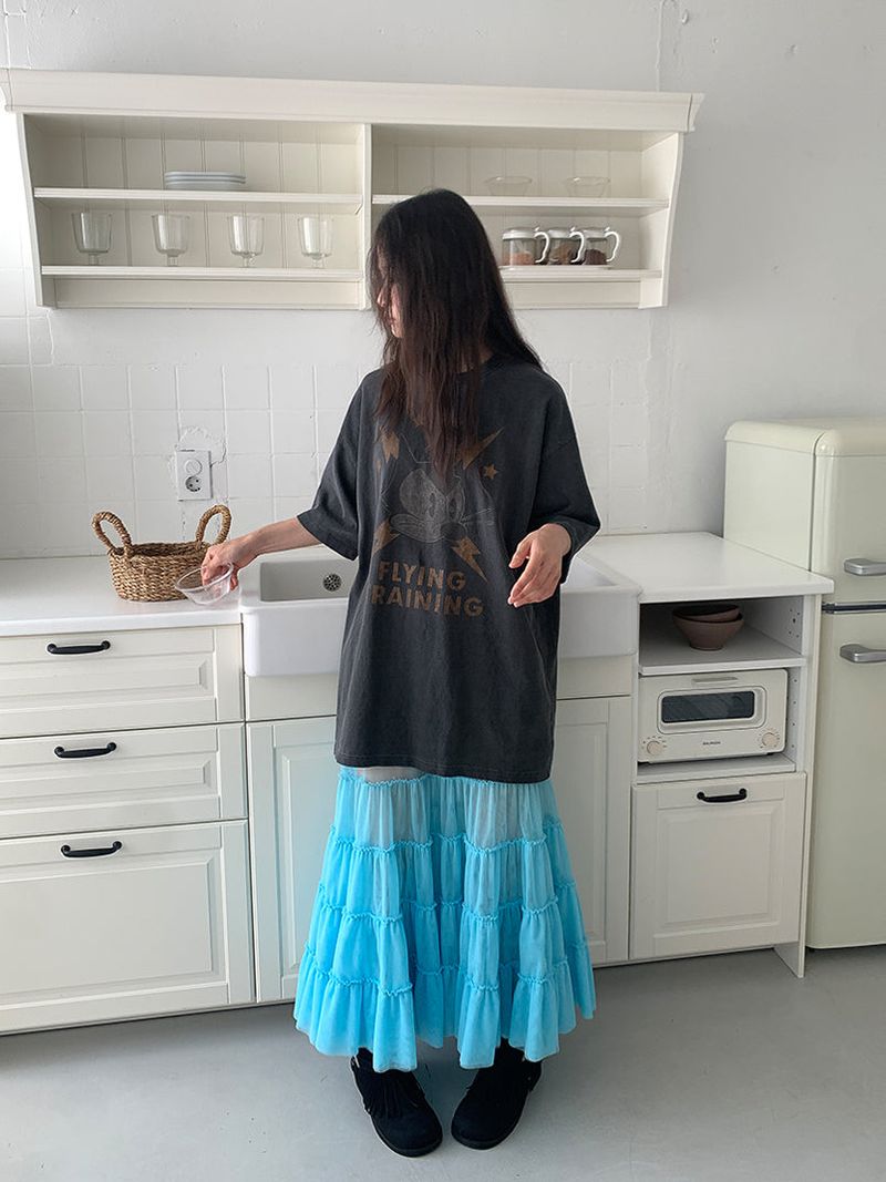 CANCAN LAYERED SKIRT DRESS (3C)