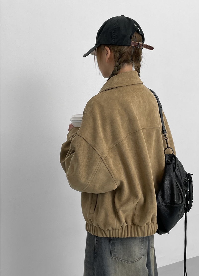 [MADE] Walter Suede Blouson Jumper