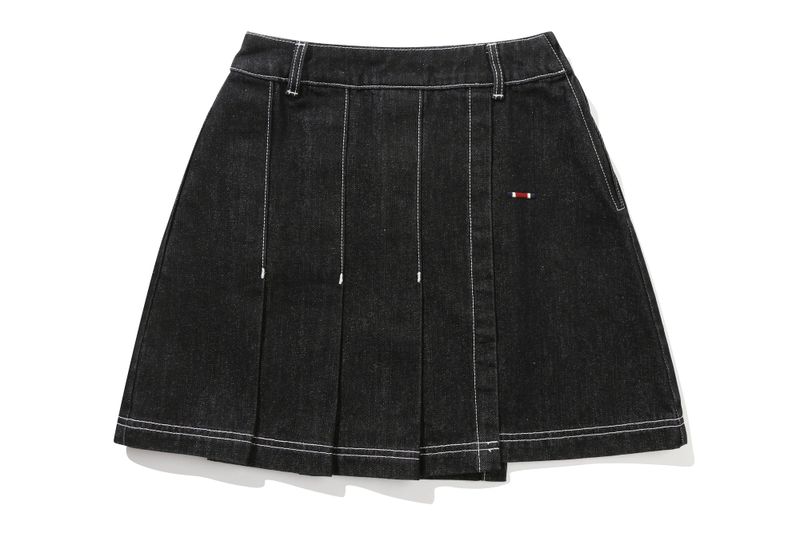 ROMANTIC CROWN（ロマンティッククラウン）の「WOMANS DENIM SKIRT_BLACK（Skirts）」