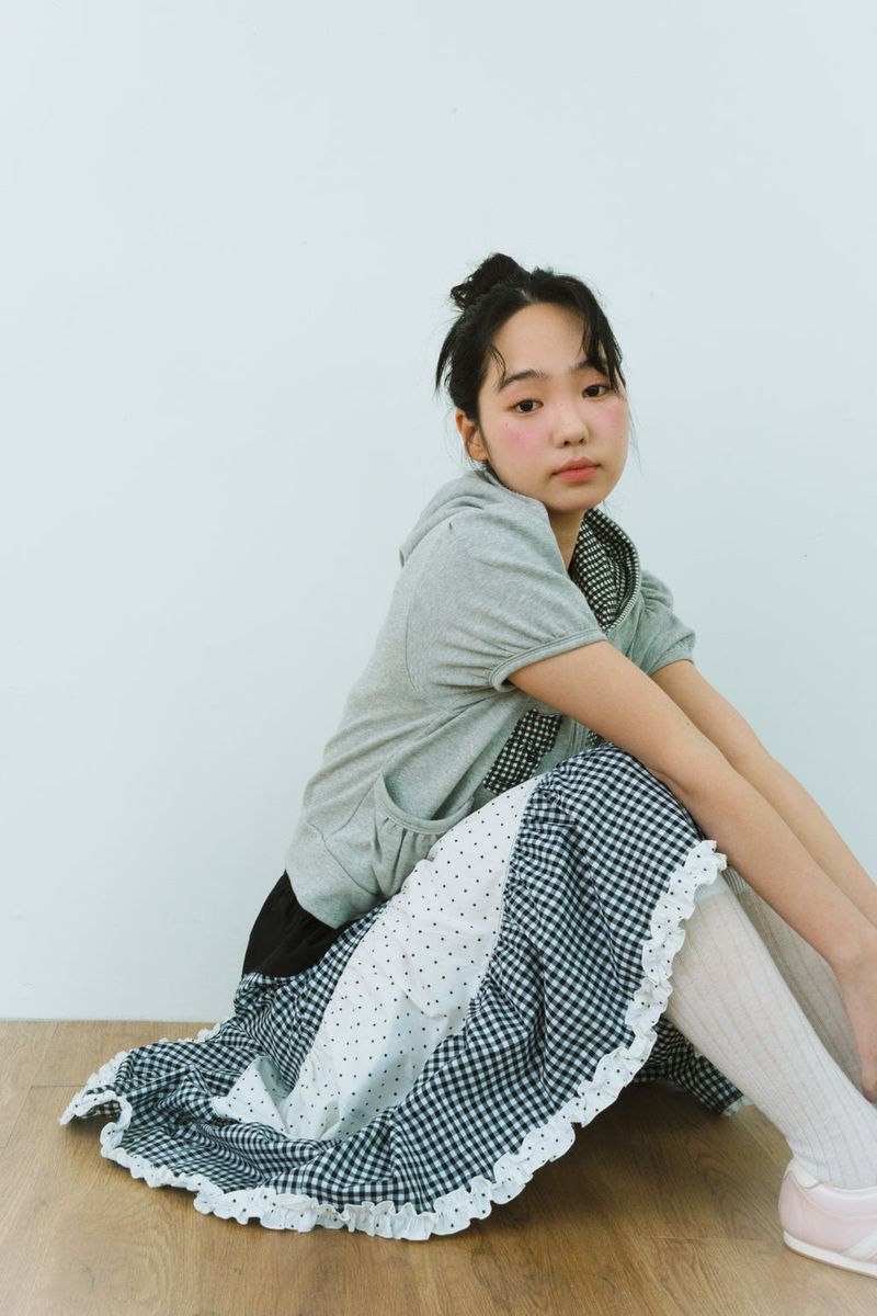 POWDER COTTON CANCAN SKIRT