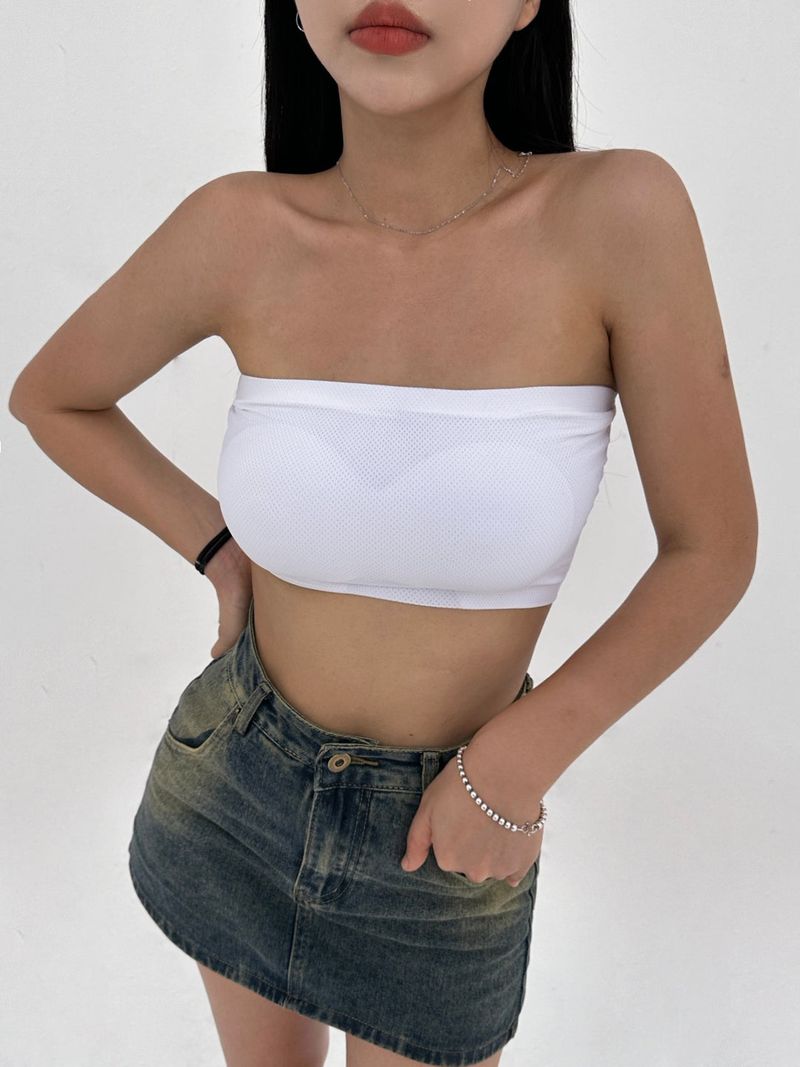 BASIC TUBE TOP BRALETTE - 2 COLOR