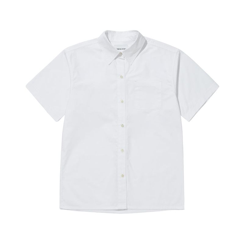 TEMPUSSTUDIO（テンプススタジオ）の「TEMPUS OVER-FIT HALF SLEEVE SHIRT [WHITE]（Tops）」