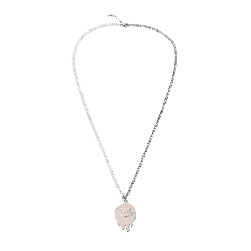 SURGICAL & CLEAR BALL NECKLACE