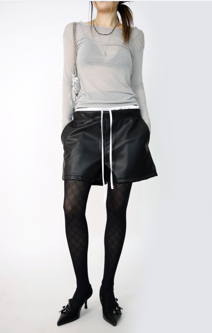 armpit shirring T(3color)