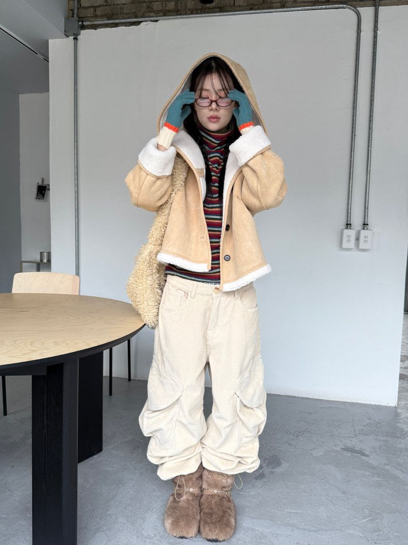 hood reversible mustang jacket