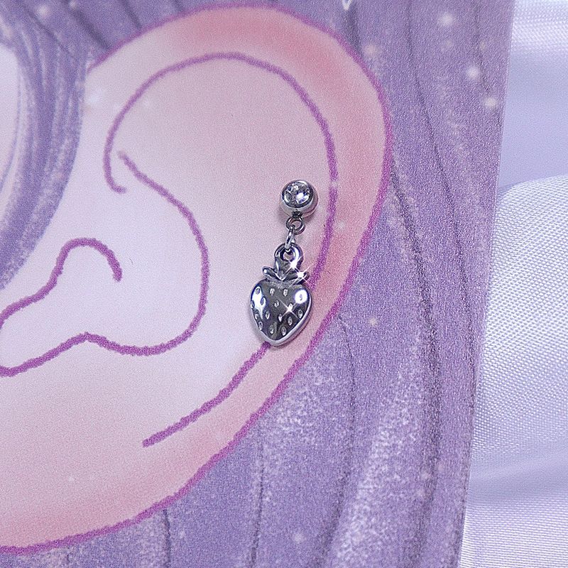 RUNARING（ルナリング）の「オールサージカルスチールストロベリーピアス（アクセサリー）」