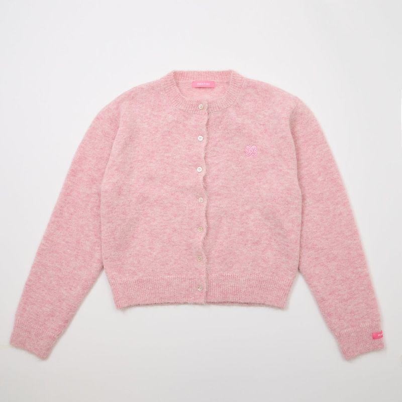 CLASSIC BUTTON CARDIGAN PINK