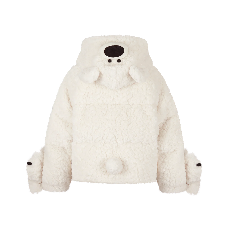 13DE MARZO Bear Costume Down Jacket