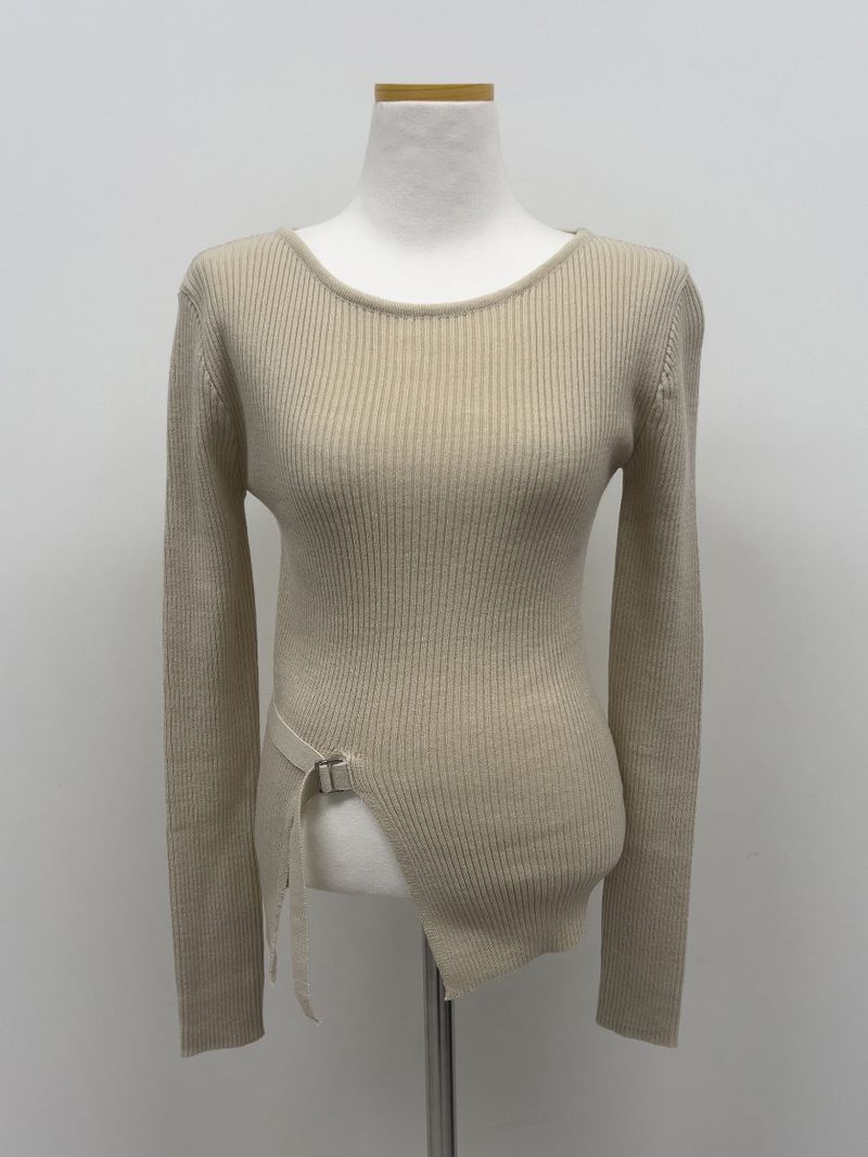 Ray Buckle Wrap Knit