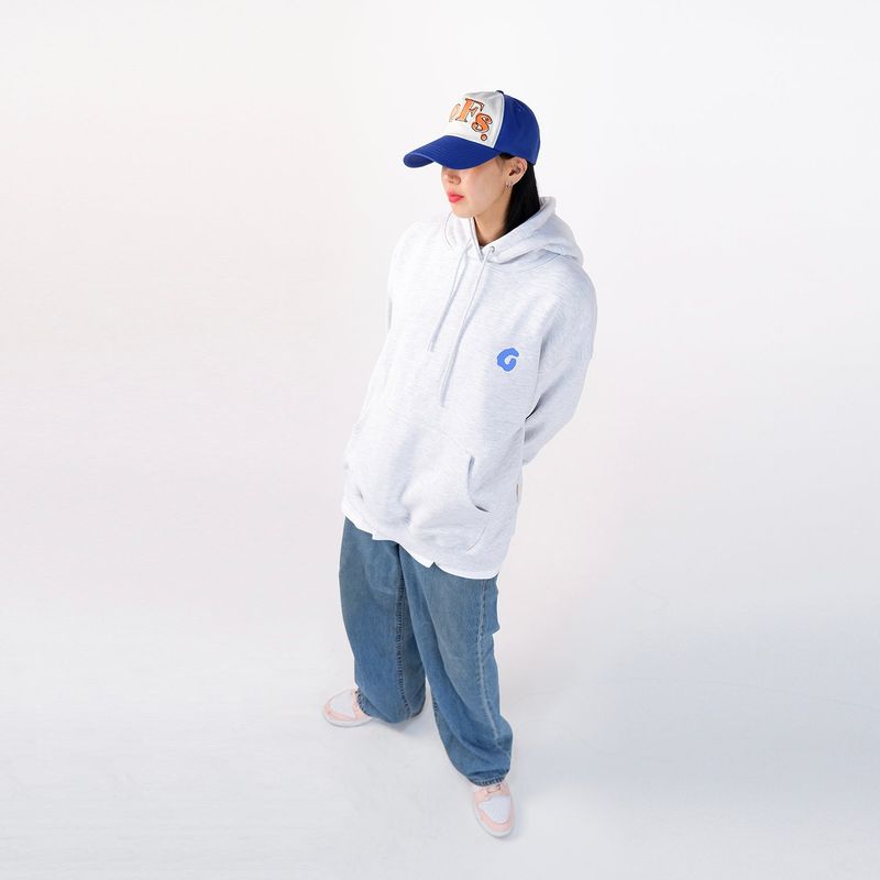 GOOFOFF MAIN LOGO HOODIE - ( Ash Gray )