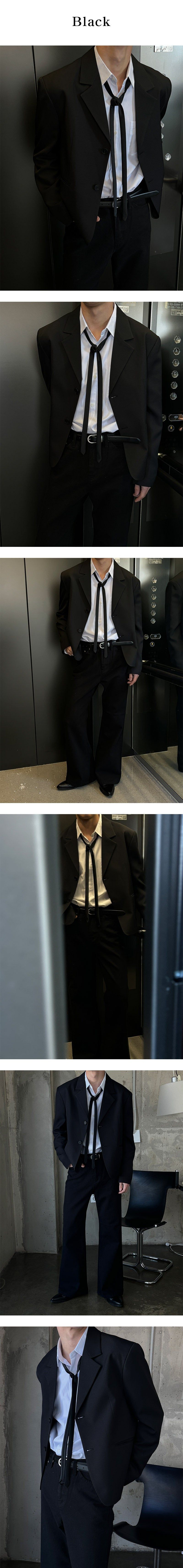 [S/S] Minimal crop blazer(2color)