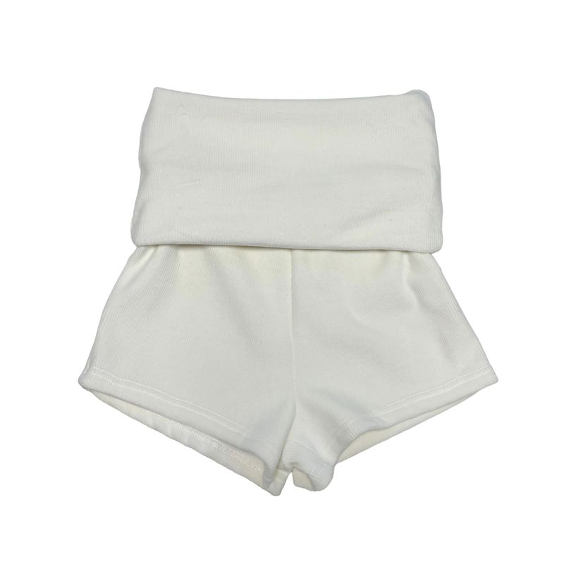 Double drape shorts