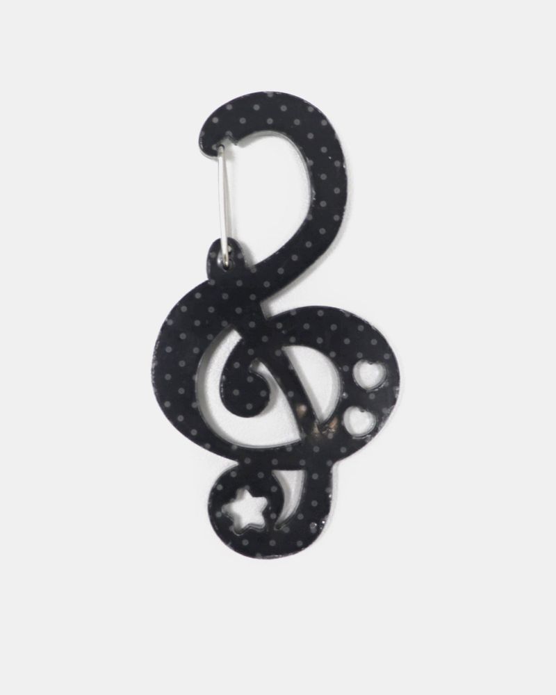 Mutation dot Pattern Carabiner Keyring