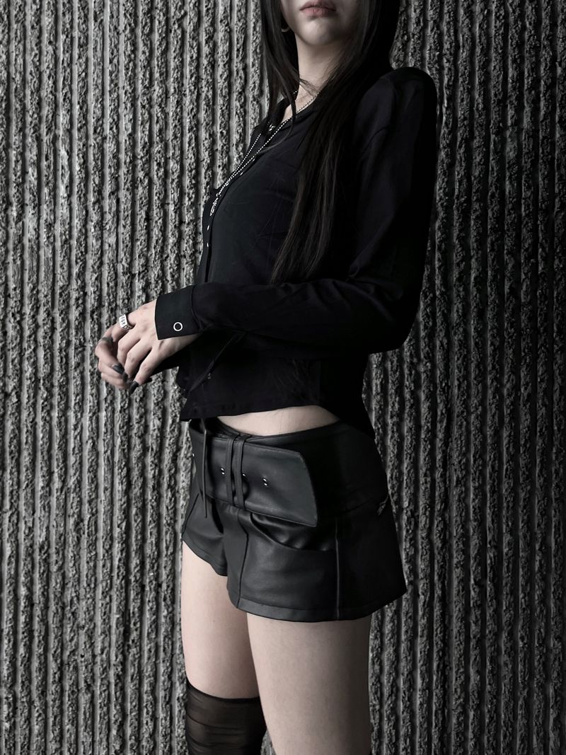 tint see-through layered shirt (2color)