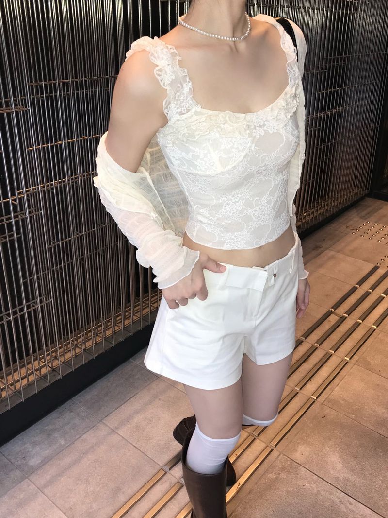 Monday Atelier Low Folding Cotton Shorts