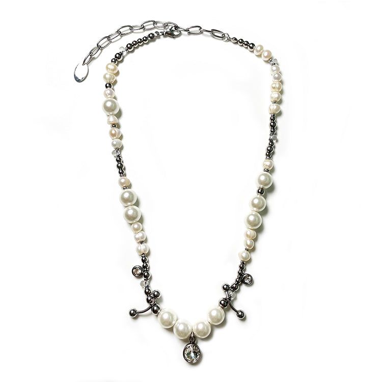 Piercing Pearl Necklace
