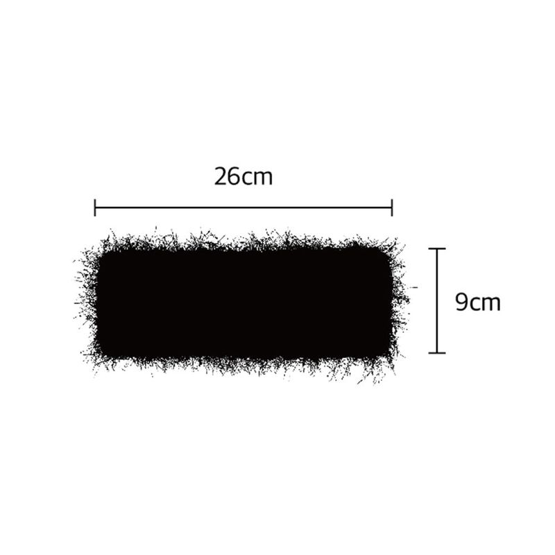 Hairy Knit Hairband - Black