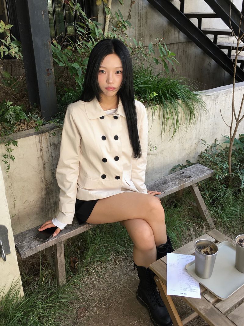 Ner Double Short Trench Jacket (2c)